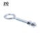 Prime-Line Eye Bolt 5/16 in.-18 X 4 in., Zinc Plated, 20 PK 9066630 - alternate 3